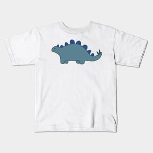 dusty blue dinosaur Kids T-Shirt